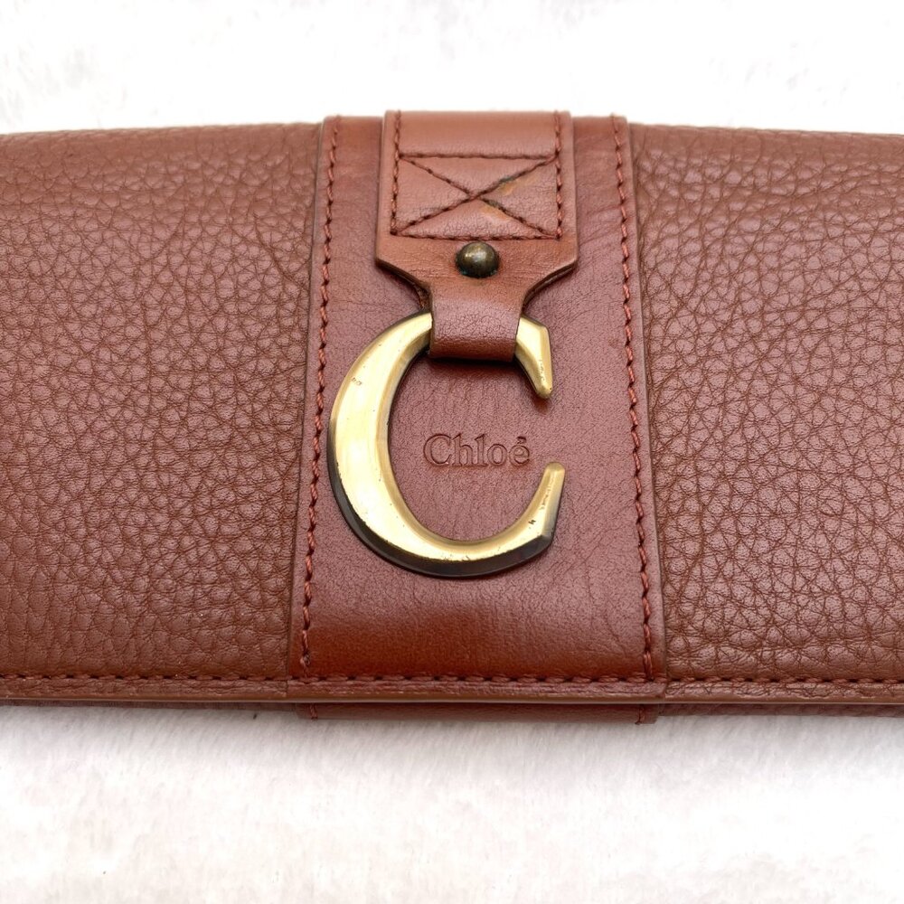 Chloe Brown calfskin continental Long Wallet - Picture 9 of 11